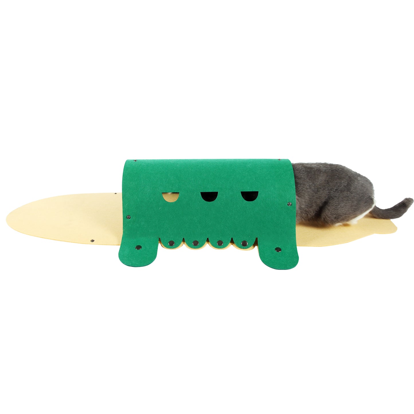 Crocodile-shaped Cat Tunnel